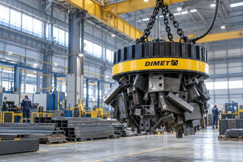 Что изменится на производстве, если купить грузоподъемные магниты DIMET
